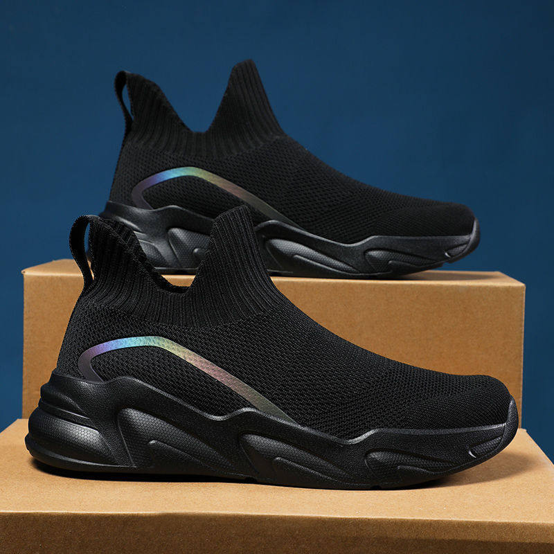 春季新款男鞋网面休闲运动鞋透气飞织情侣袜子鞋48大码鞋网鞋男鞋,流行男鞋,时尚休闲鞋,淘宝优惠券,粉丝福利购,淘宝优惠卷