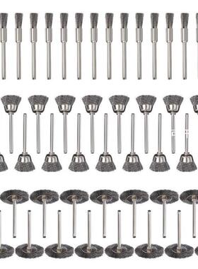 60PC90PC钢丝刷除锈打磨电磨刷子