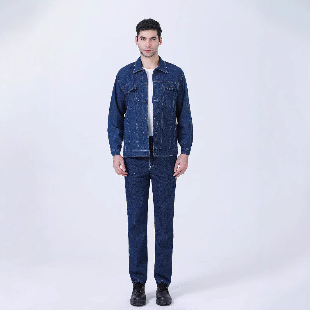 夏季工作服套装男薄款透气牛仔长袖透气防烫焊工耐磨工地劳保工装,个性定制/设计服务/DIY,工作服/校服/商务服定制/加工,淘宝优惠券,粉丝福利购,淘宝优惠卷