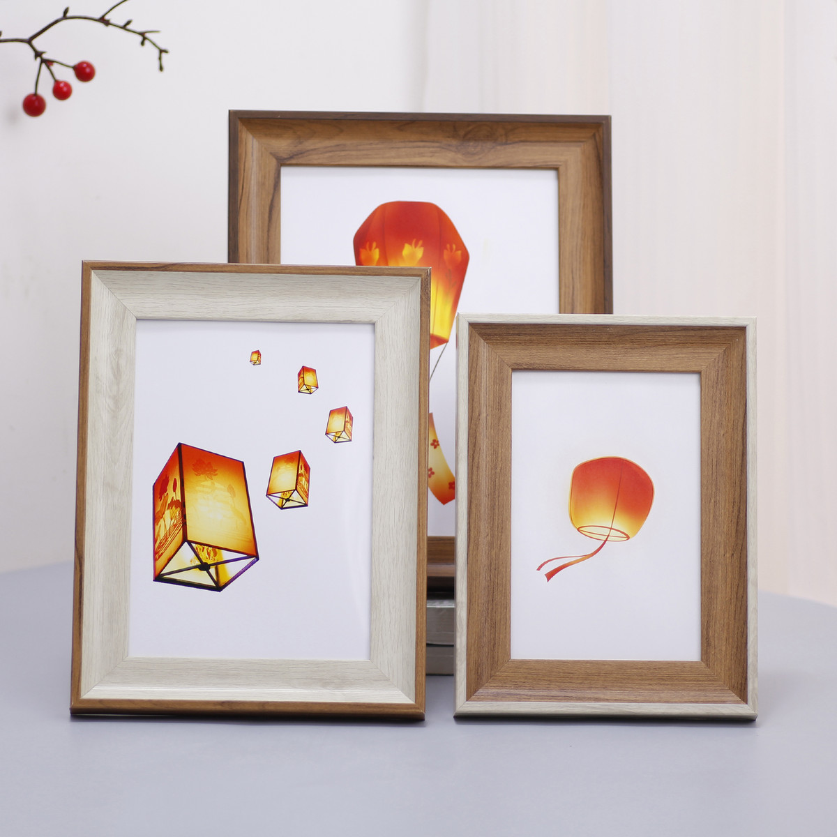 【量大优惠】简约画框外框6781012寸a45横竖挂墙洗照片摆台全家福