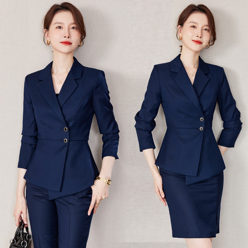 新品高端职业西装套装女气质珠宝店黄金店酒店经理前台工作服正装