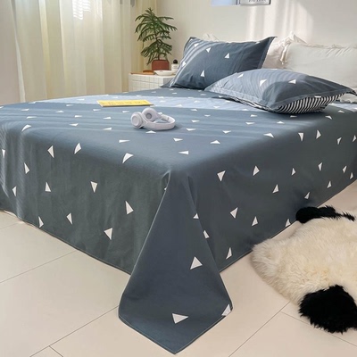 全棉爱巢床单单件约纯棉斜纹布单双人学生宿舍寝室上下铺被单子