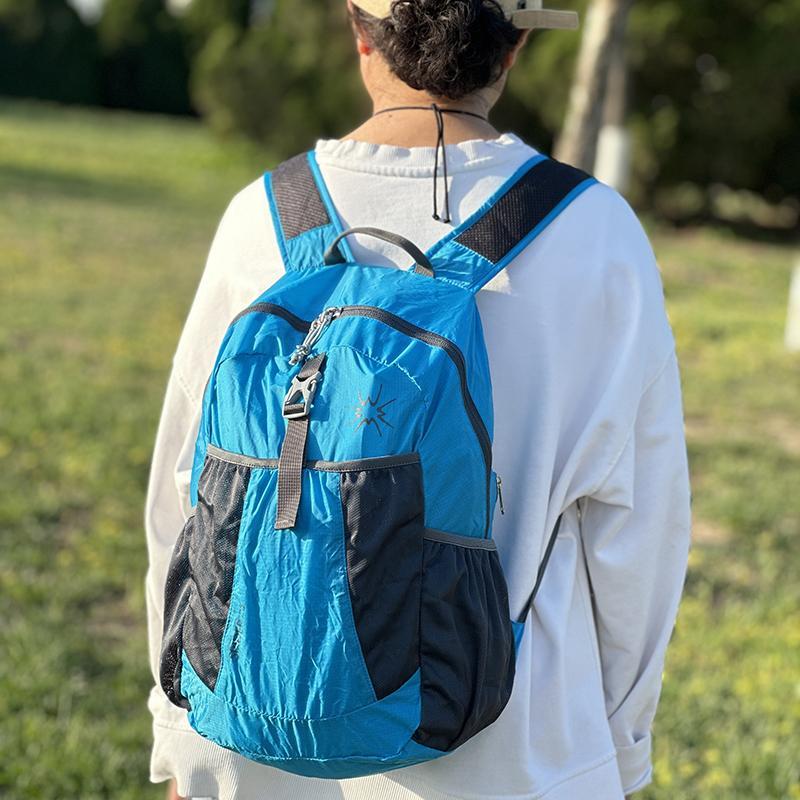 轻便双肩包登山包女可折叠超轻书包男旅游皮肤包徒步户外旅行背包