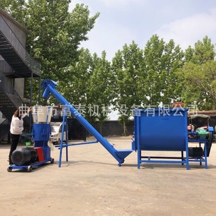 大型养殖饲料颗粒挤压机 饲料牛羊猪造粒机 肉骨粉鱼粉颗粒饲料机