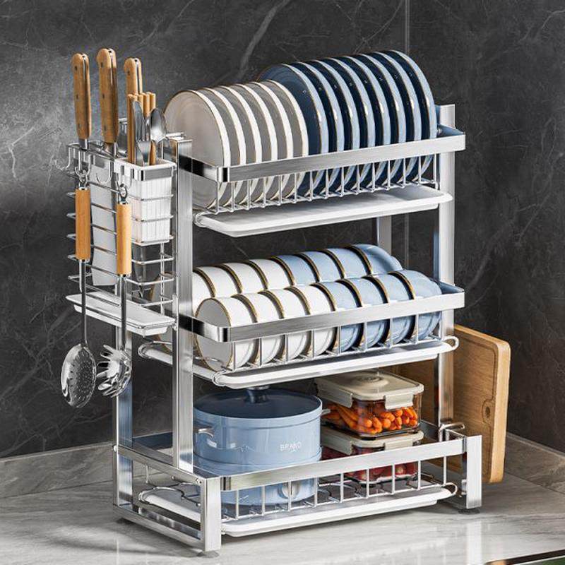 厨房置物架碗碟碗盘收纳架沥水架家用多功能放碗架碗筷收纳盒碗柜,厨房/烹饪用具,碗架,淘宝优惠券,粉丝福利购,淘宝优惠卷