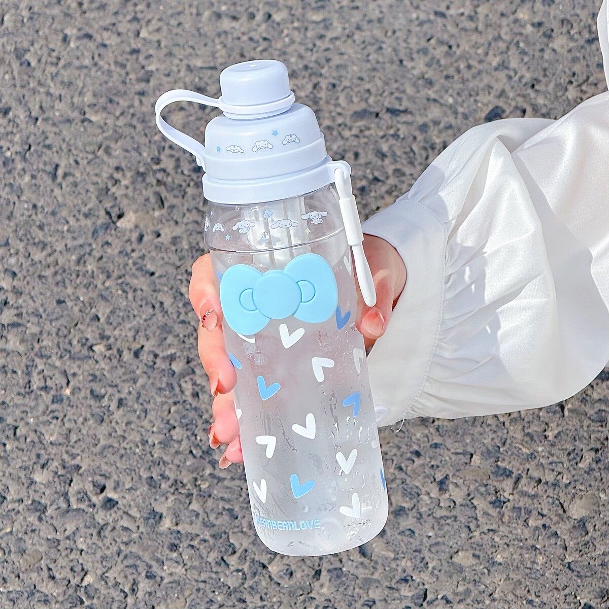 玉桂狗水杯女生夏季新款茶水分离泡茶杯子高颜值学生吸管便携水瓶,餐饮具,随手杯,淘宝优惠券,粉丝福利购,淘宝优惠卷