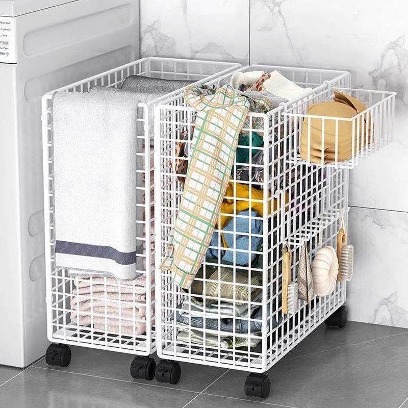 脏衣篓加粗加高收纳筐铁艺收纳神器家用神器洗衣篮可折叠,家庭/个人清洁工具,脸盆架,淘宝优惠券,粉丝福利购,淘宝优惠卷