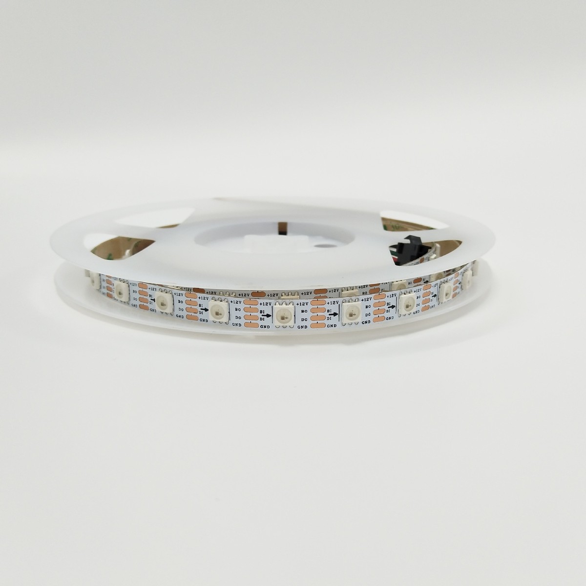 ws2815内置rgb幻彩灯带6脚dc12v双信号数码续传断电灯带