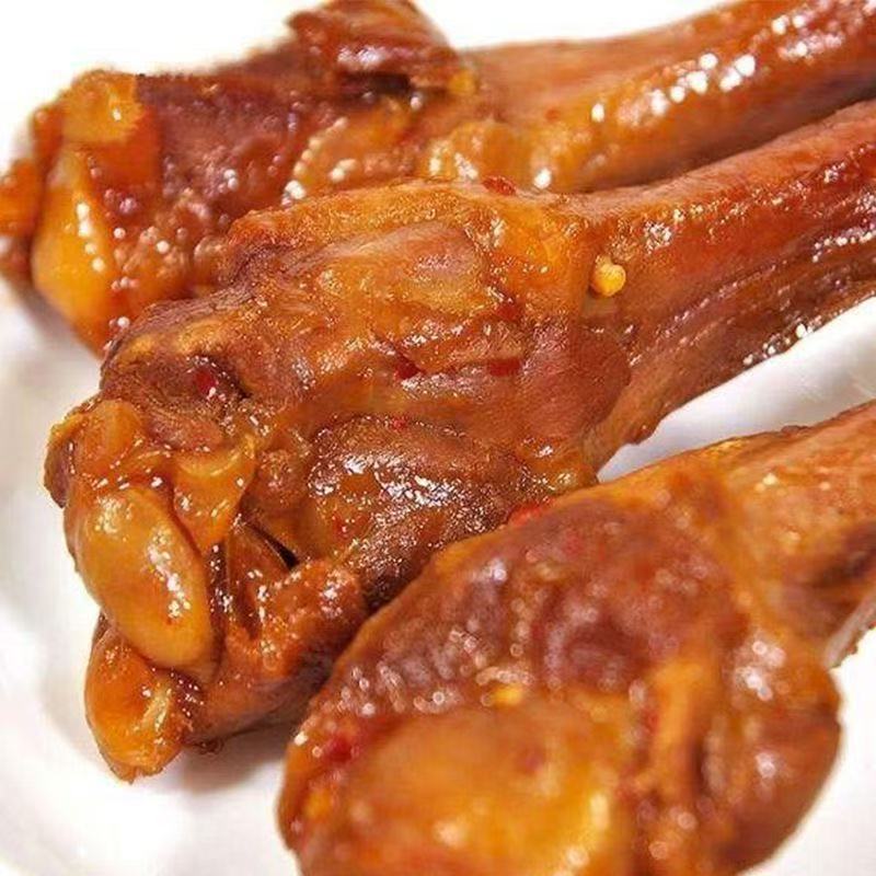42克盐焗小腿王鸭翅根肉类熟食香辣鸭腿卤味休闲零食整箱