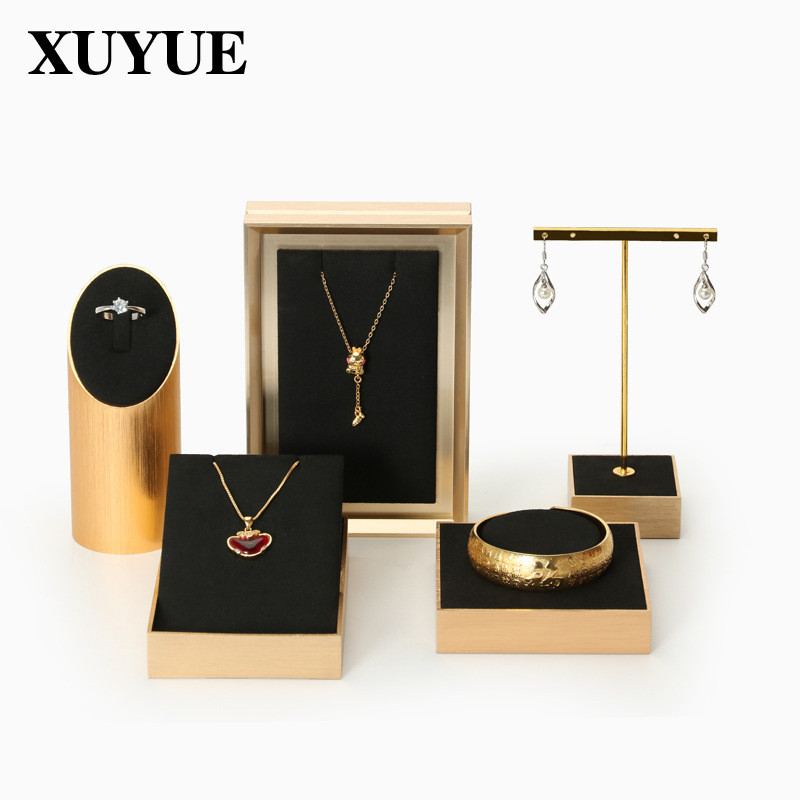 新款饰品展示架戒指吊坠首饰架金属耳环展示架创意陈列珠宝道具