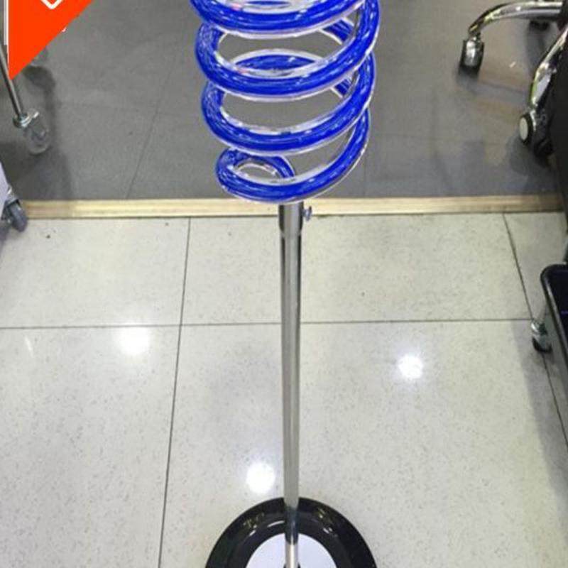 电吹风机支架水晶圈发廊酒店家用立式胶底座不锈钢吹风筒落地架子