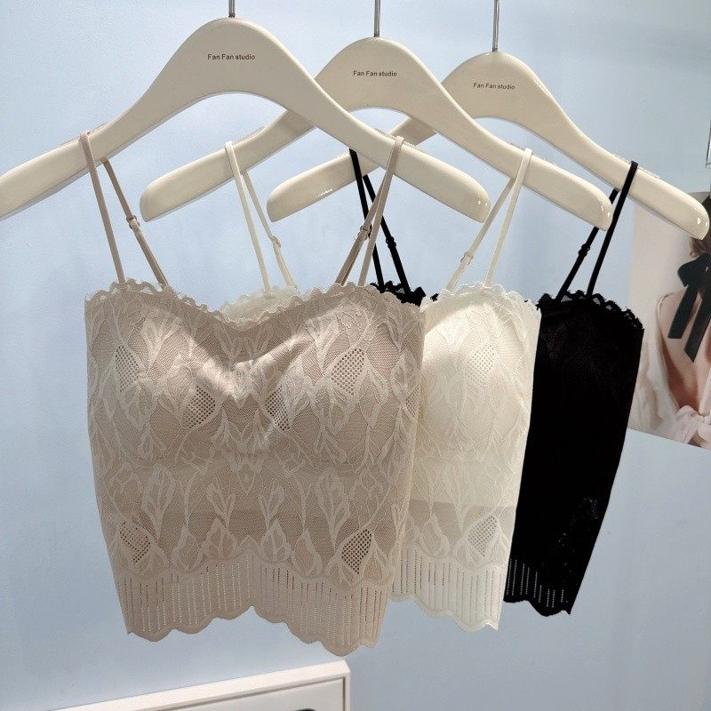 睫毛蕾丝美背女春夏一字领防走光抹胸打底固定杯胸垫内衣,女装/女士精品,背心吊带,淘宝优惠券,粉丝福利购,淘宝优惠卷