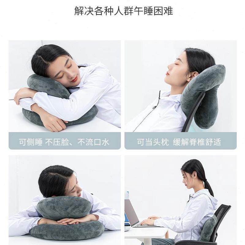 高档可折叠午睡神器办头儿童桌学生办公室午睡枕上趴睡枕午休枕趴