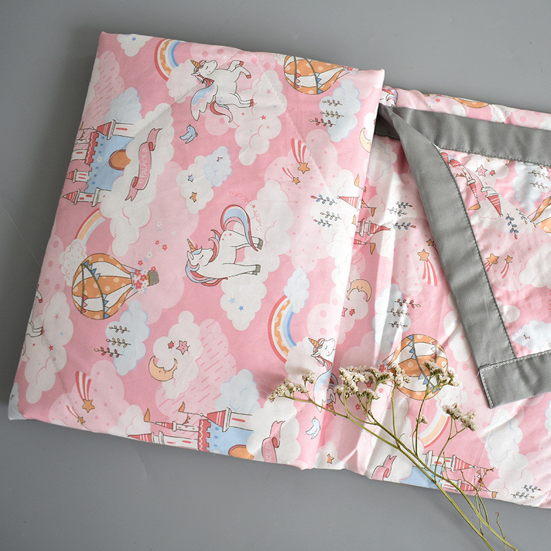 可机洗卡童被夏凉被儿童羽丝绵全棉幼儿园午睡空调被子