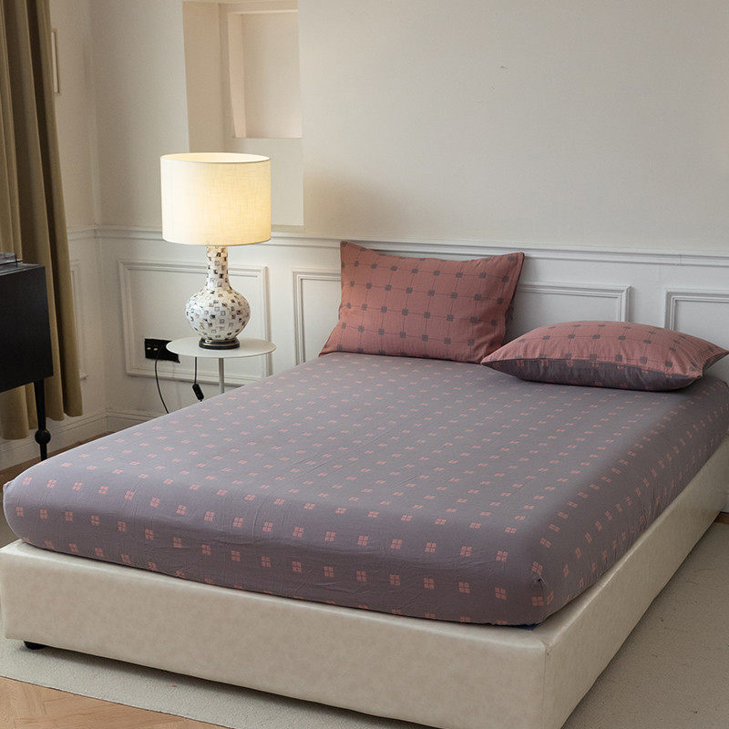 高档A类純棉双层纱床笠单件床套全棉床单枕套防滑床罩床垫保护罩,床上用品,床笠,淘宝优惠券,粉丝福利购,淘宝优惠卷