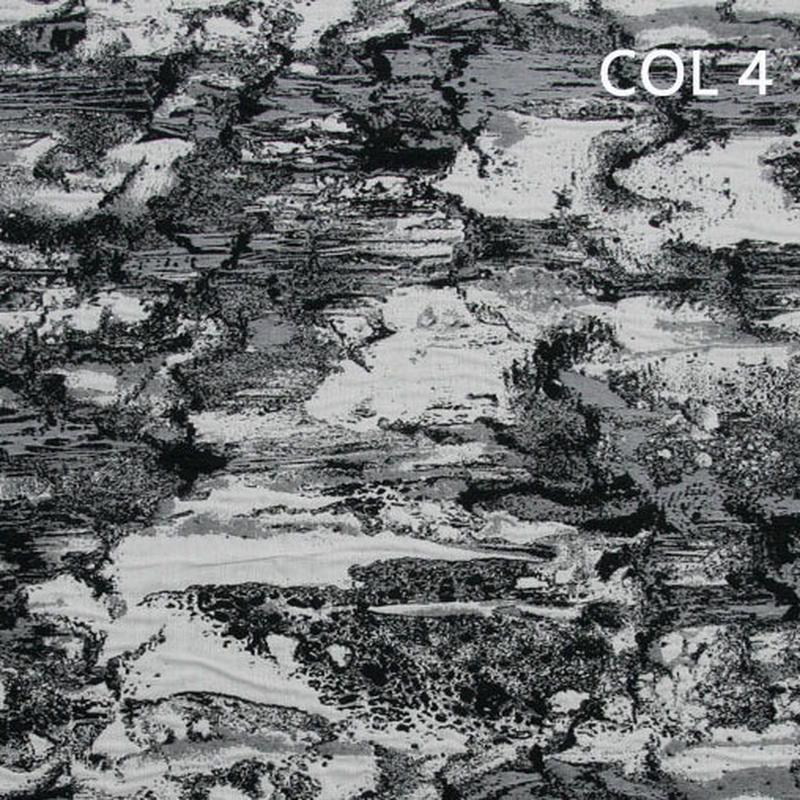 经典模糊梭织时装混纺 羊毛面料服装抽象油画提花布料