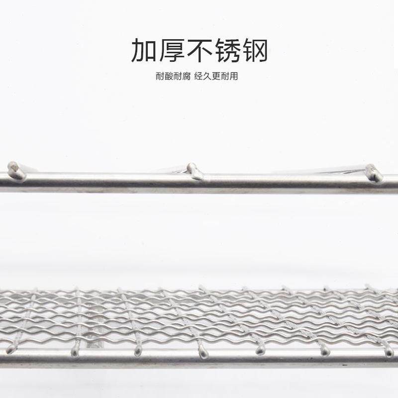 30试管架不锈钢方玻璃管架多用试管架试管架架钢丝途离心管比孔4图片