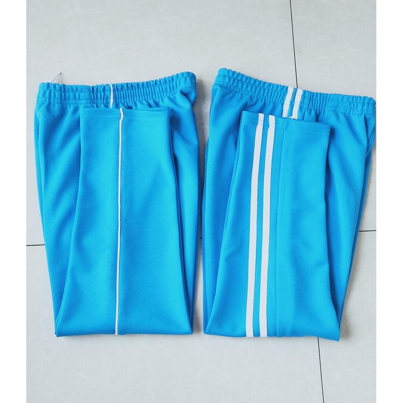 速发高货天蓝色中小学生校裤运动裤高中学生校服裤子薄款透气长裤