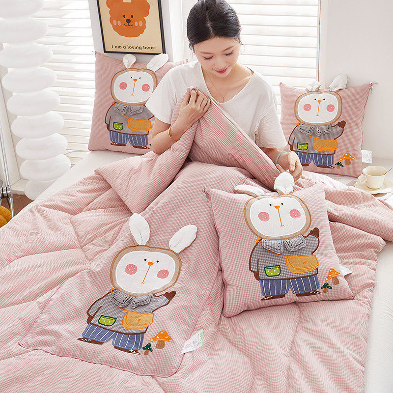 全棉两用抱枕被靠垫枕头被午休空调被纯棉卡通汽车沙发办公室午睡,居家布艺,抱枕被,淘宝优惠券,粉丝福利购,淘宝优惠卷