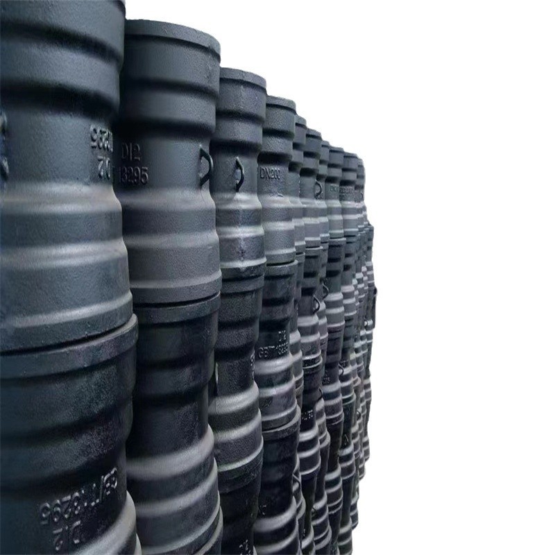 球墨铸铁管件承插短管双盘直管11.25°22.5°45°90°弯头