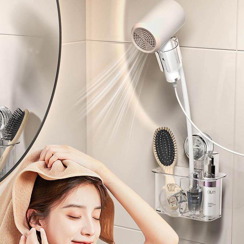 电吹风免打孔浴室挂架吸盘壁挂式风筒吹风机置物架卫生间收纳神器,家庭/个人清洁工具,吹风机置物架,淘宝优惠券,粉丝福利购,淘宝优惠卷