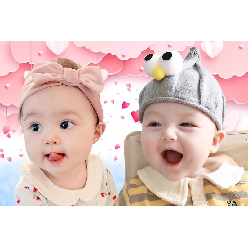 bb胎教大图片墙贴bb画宝宝海报照片龙凤小孩画报可爱漂亮婴儿孕妇