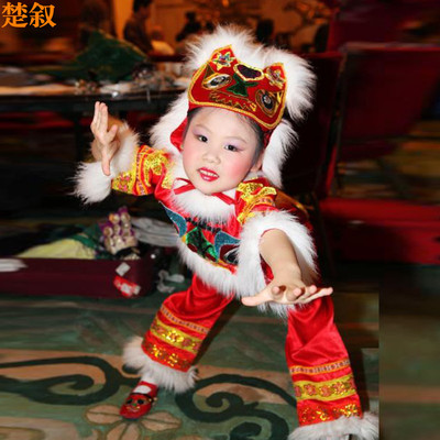 新品六一儿童小老虎演出服幼儿园虎娃娃表演服虎年喜庆动物舞蹈服