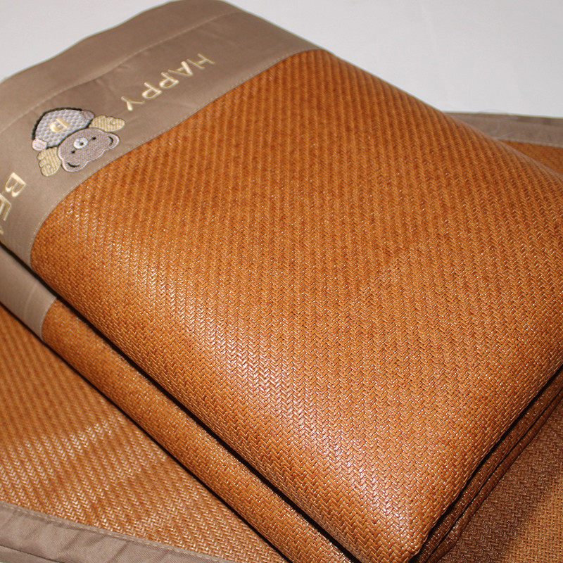 御藤席凉席空调原藤处理加厚折叠1.35/1.5/1.8米席子双人二三件套,床上用品,藤席,淘宝优惠券,粉丝福利购,淘宝优惠卷