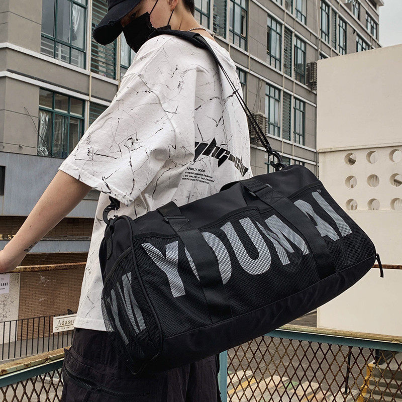 旅行包男款大容量行李包学生住校初高中生衣服收纳袋手提包背包女