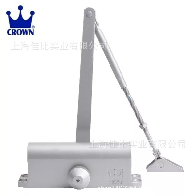 上海皇冠061闭门器 防火门闭门器 60KG 180度无定位闭门器