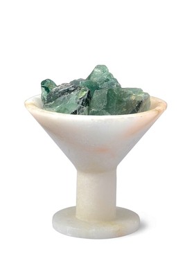 现代轻奢样板间售楼床头柜天然大理石香薰精油扩香器桌面酒店摆件