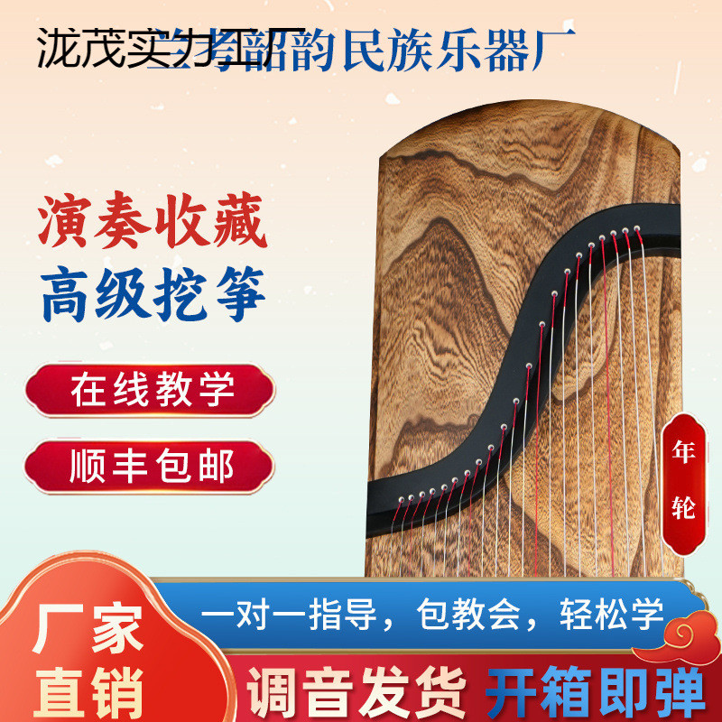 韶韻樂器古箏琴挖箏考級初學(xué)者教學(xué)民族初學(xué)演奏入門成人專業(yè)廠家