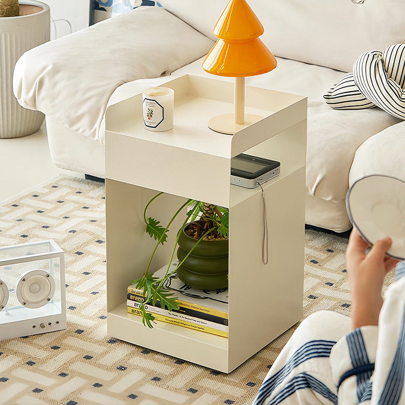 魔方边柜带轮可移动铁艺包豪斯沙发角小户型家用床头柜子置储物架,住宅家具,移动边几/推车,淘宝优惠券,粉丝福利购,淘宝优惠卷