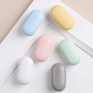 距可爱抽屉星翡孔柜子儿童房双孔32门把手拉手陶瓷家居衣柜门彩色