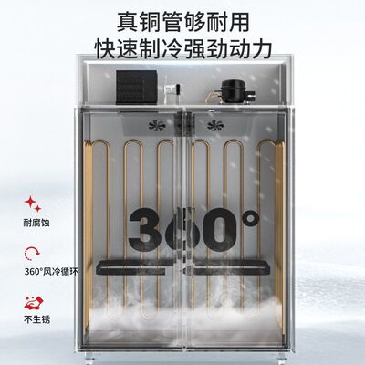 麦兰卡饮料柜冷藏展示柜商用保鲜柜冰箱立式单双开门超市啤酒水柜