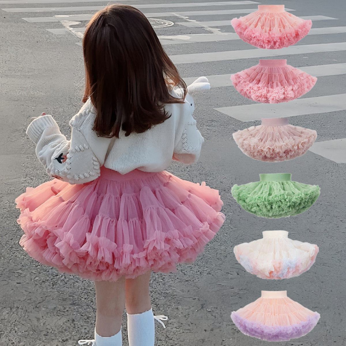 儿童春装tutu裙宝宝蓬蓬裙洋气网纱蛋糕裙小女孩,童装/婴儿装/亲子装,半身裙,淘宝优惠券,粉丝福利购,淘宝优惠卷