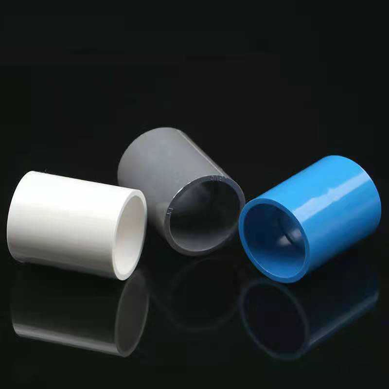 PVC 给水管直接UPVC管件直通鱼缸上下水接头20 25 32 40 50 63 75