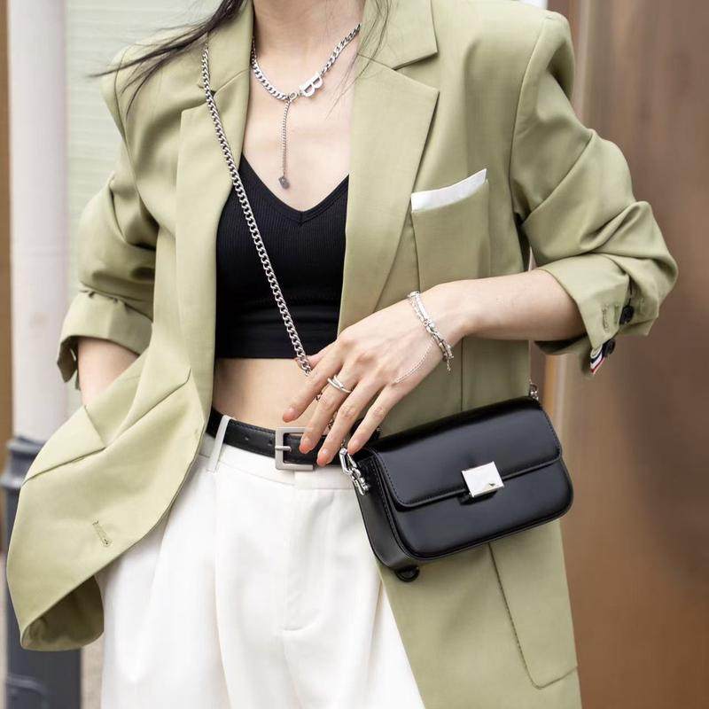 高级感2025新款时尚百搭小众设计气质款单肩斜跨链条女潮,箱包皮具/热销女包/男包,小方包,淘宝优惠券,粉丝福利购,淘宝优惠卷