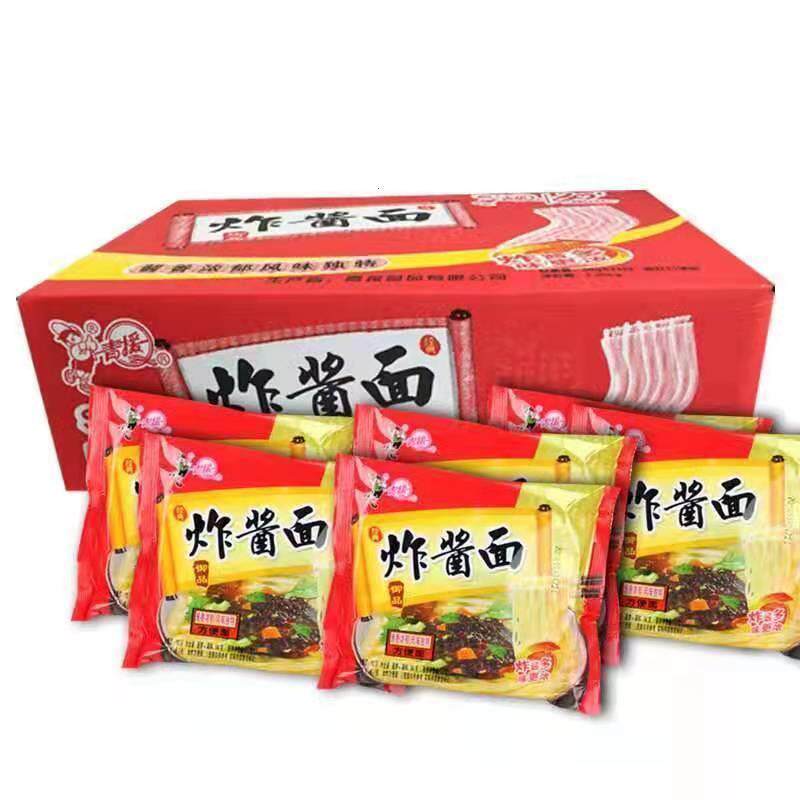 山东特产青援五鲜炸酱牛肉鸡汤方便面老款怀旧新款零食整箱.
