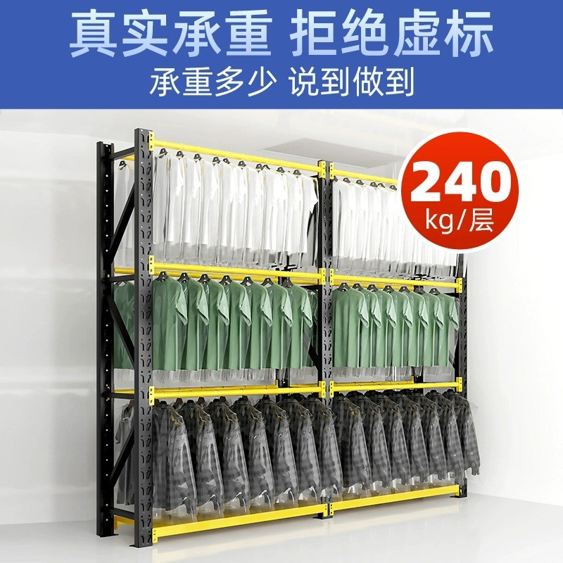 仓储加厚仓库货架多层快递家用超市地下室置物架重型展示货物铁架
