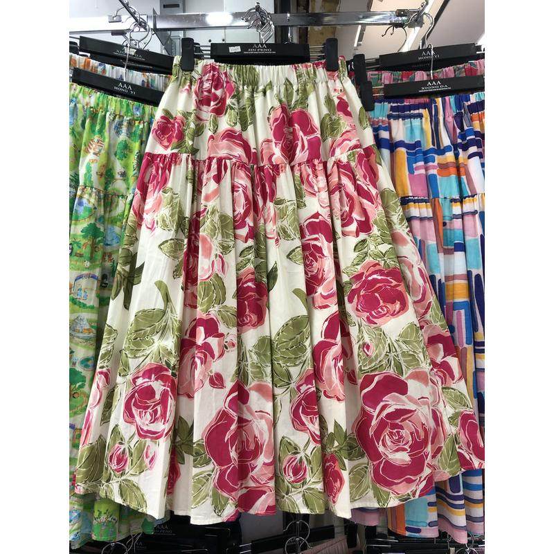 2025法式优雅印花女新款温柔减龄遮肉显瘦蓬蓬裙中,女装/女士精品,半身裙,淘宝优惠券,粉丝福利购,淘宝优惠卷