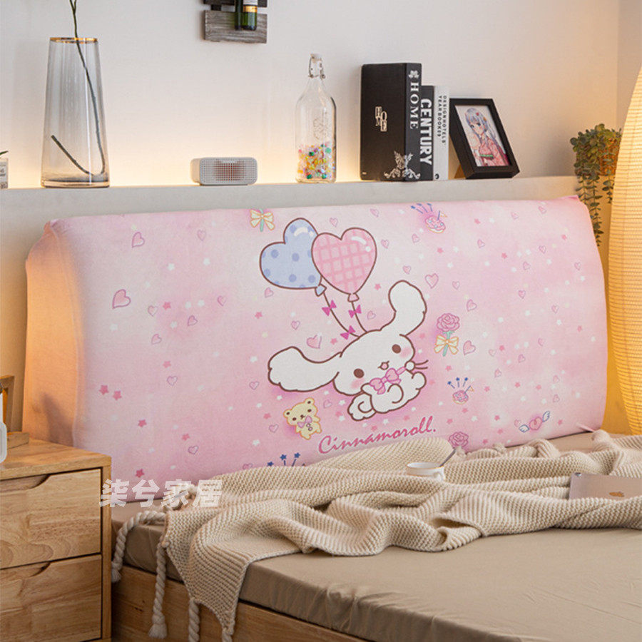 日式床头套罩卡通玉桂狗全包床头罩可爱双子星布艺软包防尘套,居家布艺,床头罩,淘宝优惠券,粉丝福利购,淘宝优惠卷