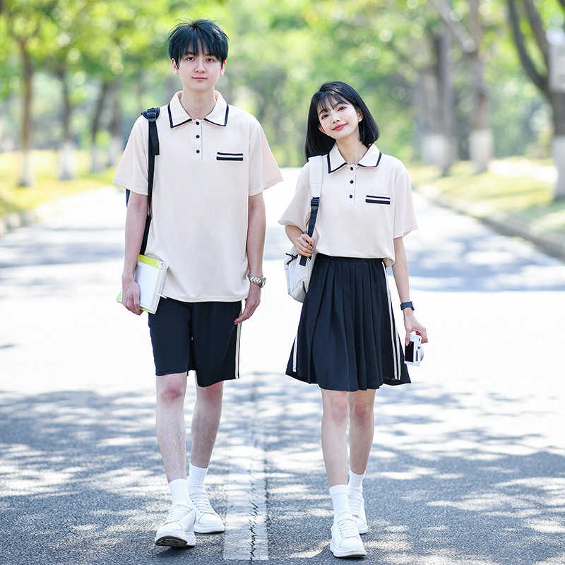 轻奢高货小学生五六年级毕业班服夏季套装韩版学院风初中生运动会