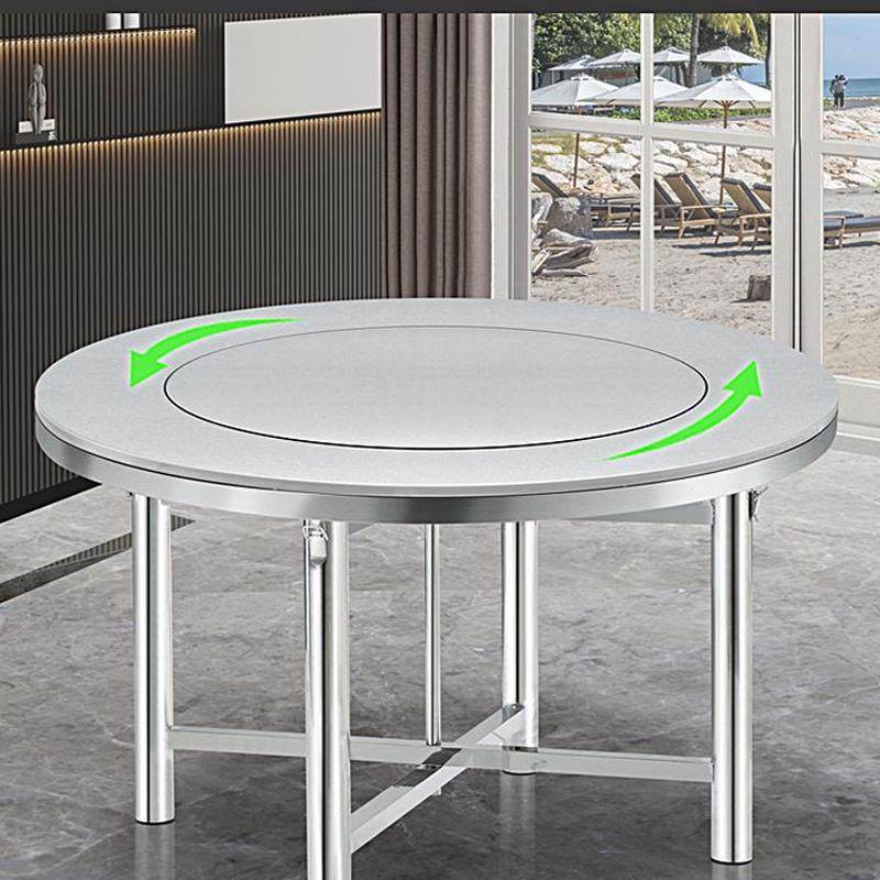摆摊不锈钢4席户外装转盘30折叠大圆桌酒拆家用小户型内置餐台,住宅家具,不锈钢/PVC餐桌,淘宝优惠券,粉丝福利购,淘宝优惠卷