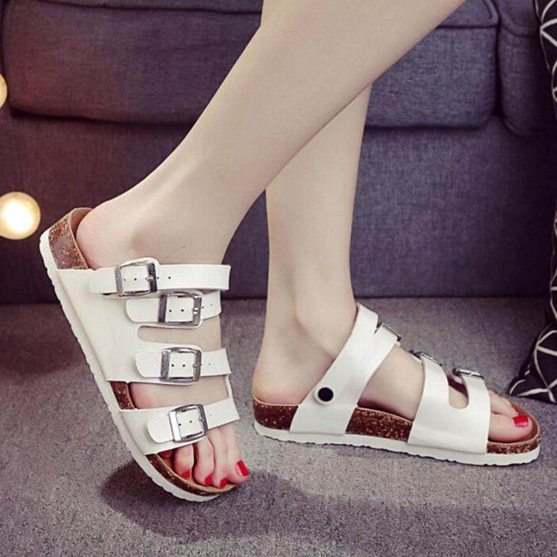 软木两防滑夏季女街头沙滩鞋穿凉鞋男平底百搭情侣凉拖鞋包邮时尚,女鞋,一字带凉鞋,淘宝优惠券,粉丝福利购,淘宝优惠卷