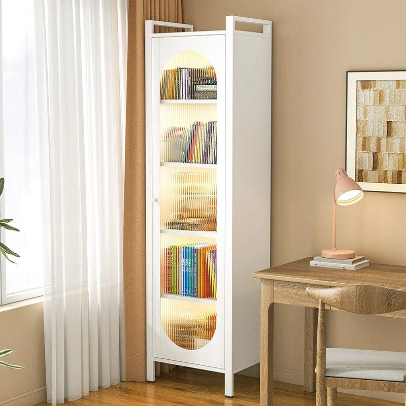 用钢制书柜带门落地多层防尘书架置架儿童收纳储柜,标准件/零部件/工业耗材,车间地垫,淘宝优惠券,粉丝福利购,淘宝优惠卷