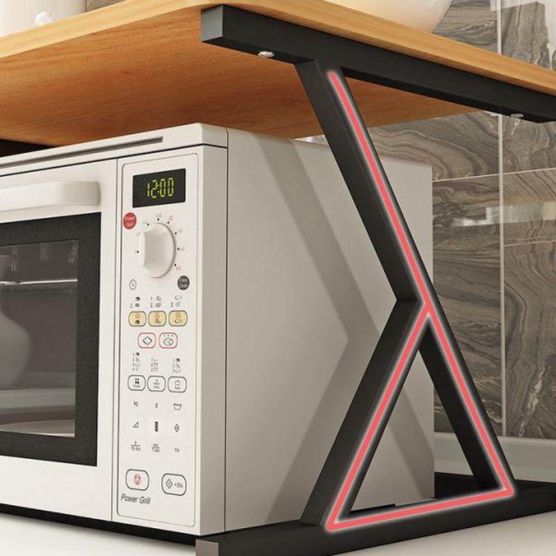 微波炉架子厨房置物架2层烤箱架子双层储物架收纳架厨房用品架子,厨房/烹饪用具,微波炉置物架,淘宝优惠券,粉丝福利购,淘宝优惠卷