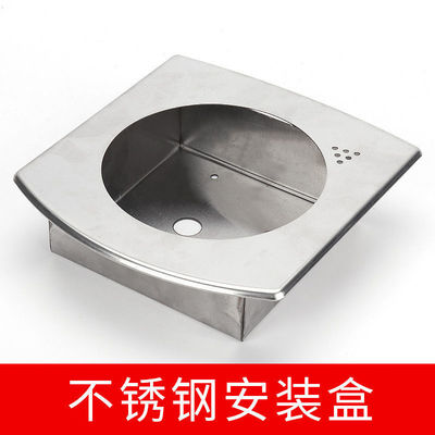 差压表压差计安装盒负压表不锈钢压差表安装面板风压表洁净室指针