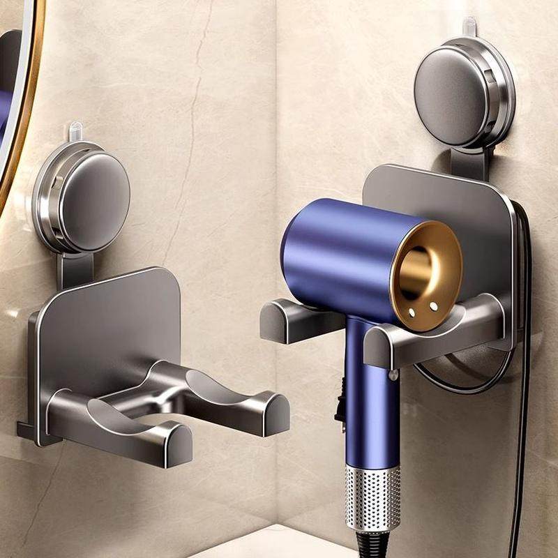 挂架风筒免打孔电吹风壁挂式绕吸盘线置物架电吹风机收纳神器浴室,家庭/个人清洁工具,吹风机置物架,淘宝优惠券,粉丝福利购,淘宝优惠卷