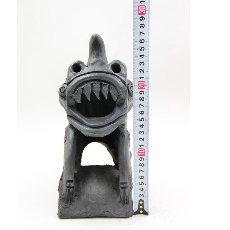 云南黑陶土陶剑川瓦猫白族民族工艺品庭院别墅大门房顶建筑装饰品